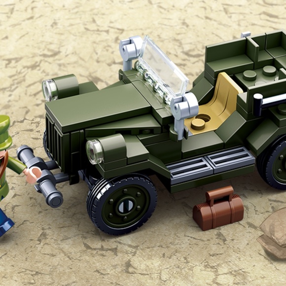 Military Bricks Blocks Russian Off Road Vehicle Car WW2 - Picture 4 of 5